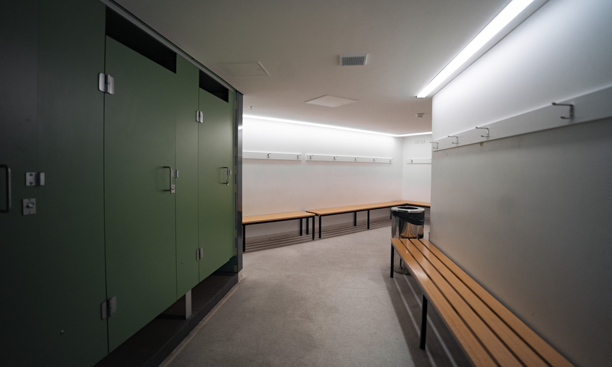 Change rooms at Active Hub.